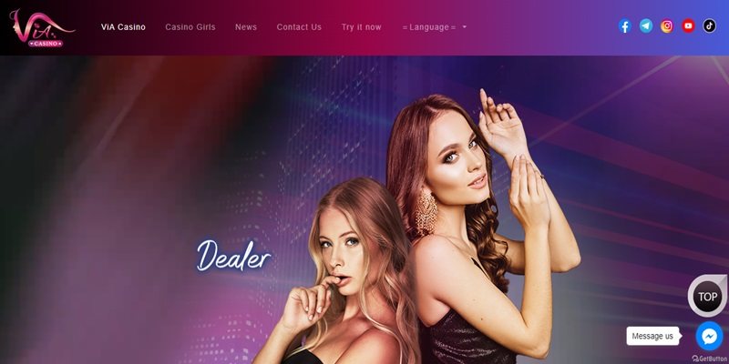 Sảnh ViA Casino thiết kế đẹp mắt